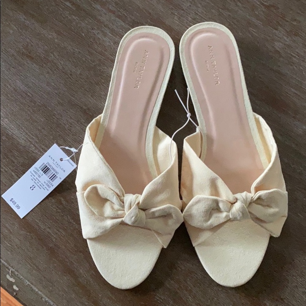 Ann Taylor Factory baby yellow slides